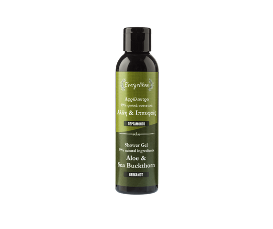 natuurlijke douchegel bergamot evergetikon