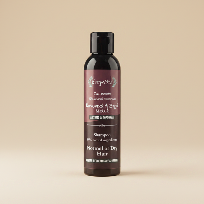 natuurlijke shampoo droog haar evergetikon