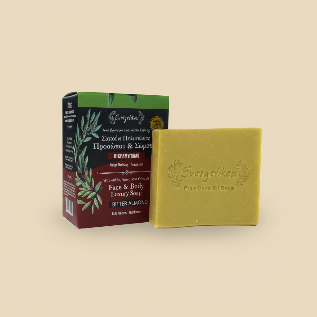 Evergetikon Bitter Almond Soap – Luxe Hoofdafbeelding