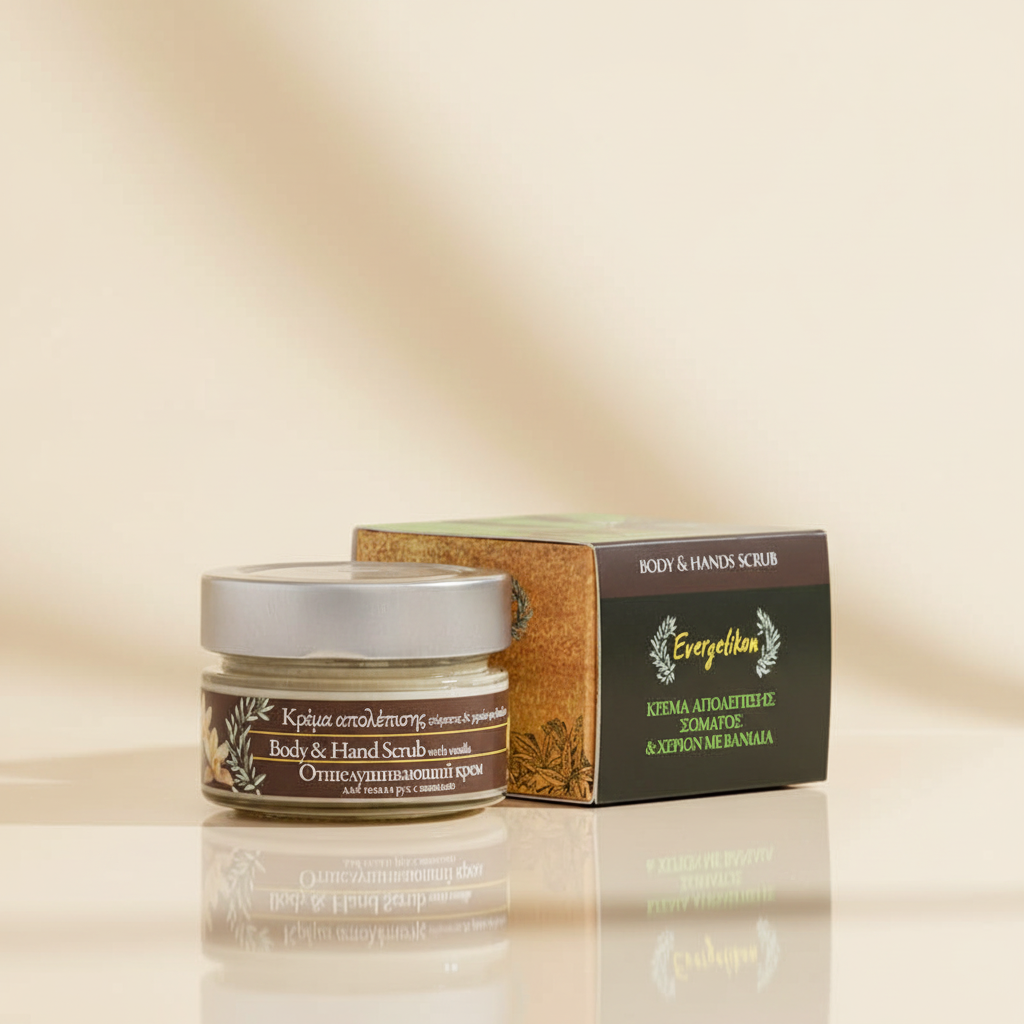 Evergetikon Body & Hand Scrub – luxe hoofdafbeelding