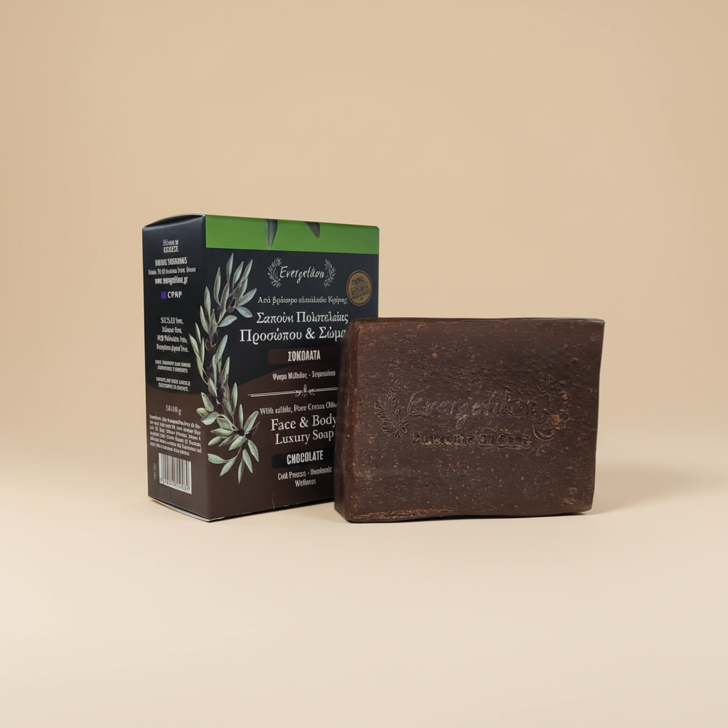 Evergetikon Chocolate Soap – Luxe Hoofdafbeelding