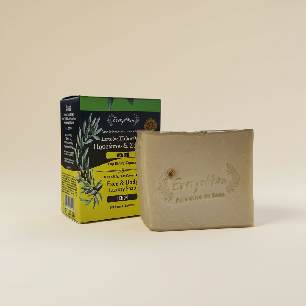 Evergetikon Lemon Luxury Soap – Luxe Hoofdafbeelding