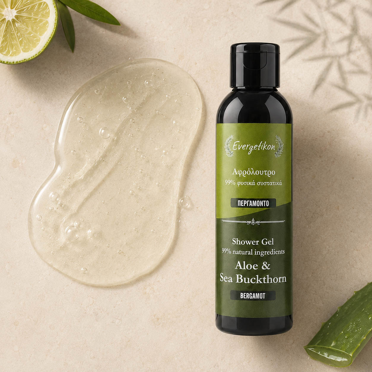 Natuurlijke douchegel - Bergamot - Evergetikon