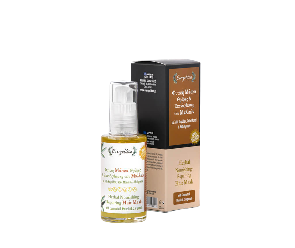 [074] Natuurlijk haarmasker met argan- & kokosolie - Evergetikon