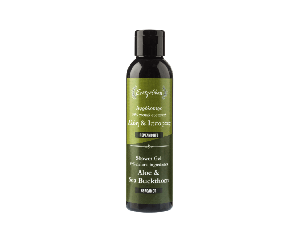 natuurlijke douchegel bergamot evergetikon
