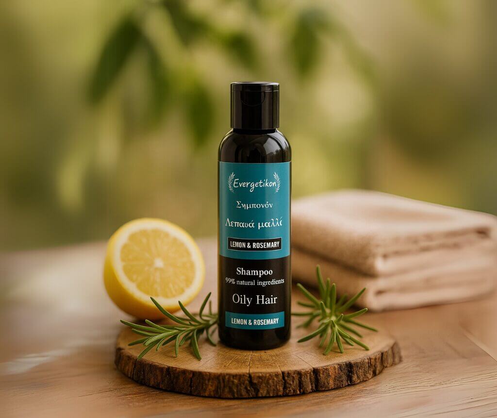 Naturshampoo für fettiges Haar von evergetikon